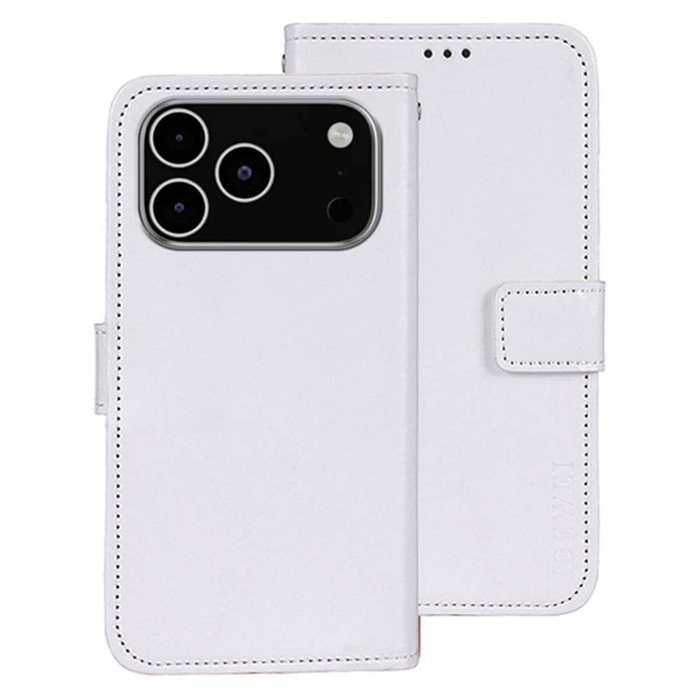 IDEWEI For iPhone 17 Pro Stand Case Crazy Horse Texture Leather Phone Cover