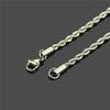 Width 3mm Cuban Link Chain Punk Mens Necklaces Stainless Steel Chains Gold Color 316l Necklace for Men Curb Hip Hop Jewelry