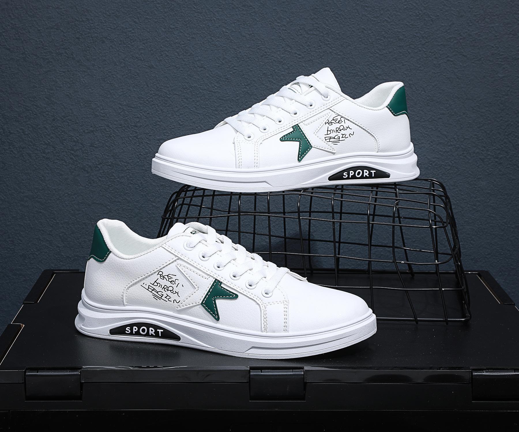 

2025 new lightweight men s shoes, white shoes, men s spring and summer fashion trendy shoes, men s outdoor casual sports shoes 39