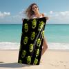 1pc Shrek4 Beach Towel, Comfortable and Thick, and Swimming/Bath/Picnic/Camping Towel, Suitable for Seaside Beaches