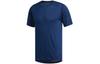 T Shirts Men's Blue Crew Neck Moderate Straight Fit EB8047