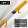 Car Steering Wheel Lock Double Hook U-shaped Anti-theft Lock Auto Parts Adjustable Telescopic