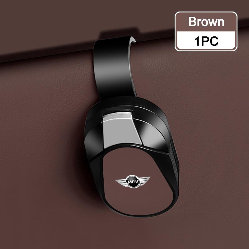 

Car Glasses Sun Visor Clip Universal Eyeglasses Holder Auto Decoration For MINI Cooper JCW WORKS R55 R56 F55 F56 R57 R58 R59