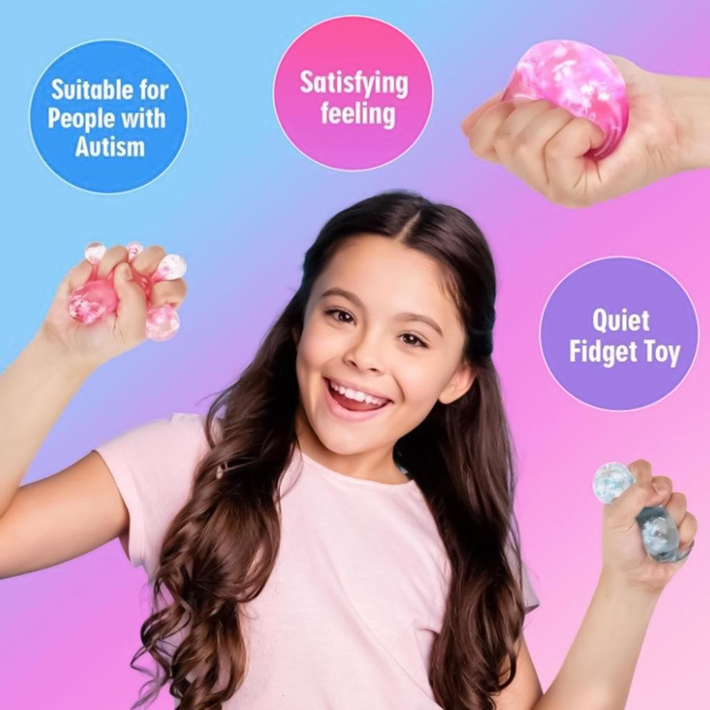 Fidget Stress Cube Squeeze Sensory Toys Stress Relief Relaxation Fidget Blocks for Kids Aldult Men Women Anxiety Relief (Random