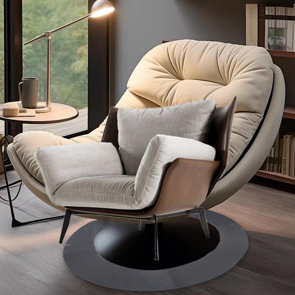 Round Non Slip Recliner Pad Swivel Chair Pad Grippers Floor Protectors Recliner Slide Stoppers to Prevent Sliding