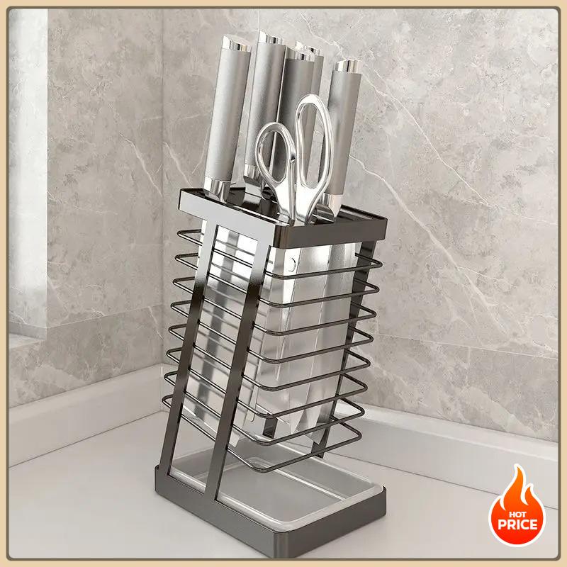 

Кухонная полка-подставка для ножей из нержавеющей стали 304, бытовая сливная настольная полка, роскошная полка для хранения, кухонная полка для хранения