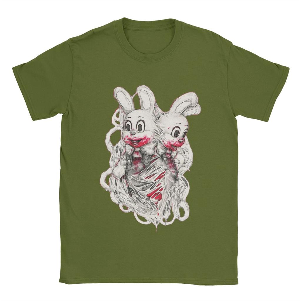 Robbie Robbie Silent Hill Herren T-Shirt Humor T-Shirt Kurzarm Rundhals T-Shirt 100% Baumwolle Geburtstagsgeschenk Kleidung