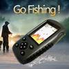 Brand New Colorful Wireless Fish Finder Dot Matrix Sonar Sensor Transducer Depth Echo Sounder  Recharged Battery