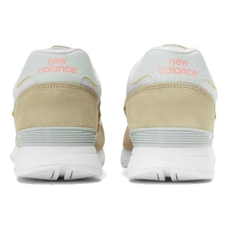 New Balance Nb 565 Retro Comfortable Fabric Leather Low Top Casual Running Shoes Unisex Sneakers Brown White ML565GA1