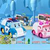 Polly Police Rescue Car - Educational Toy for Kids, Inertial Carton-Boxed Cartoon Vehicle