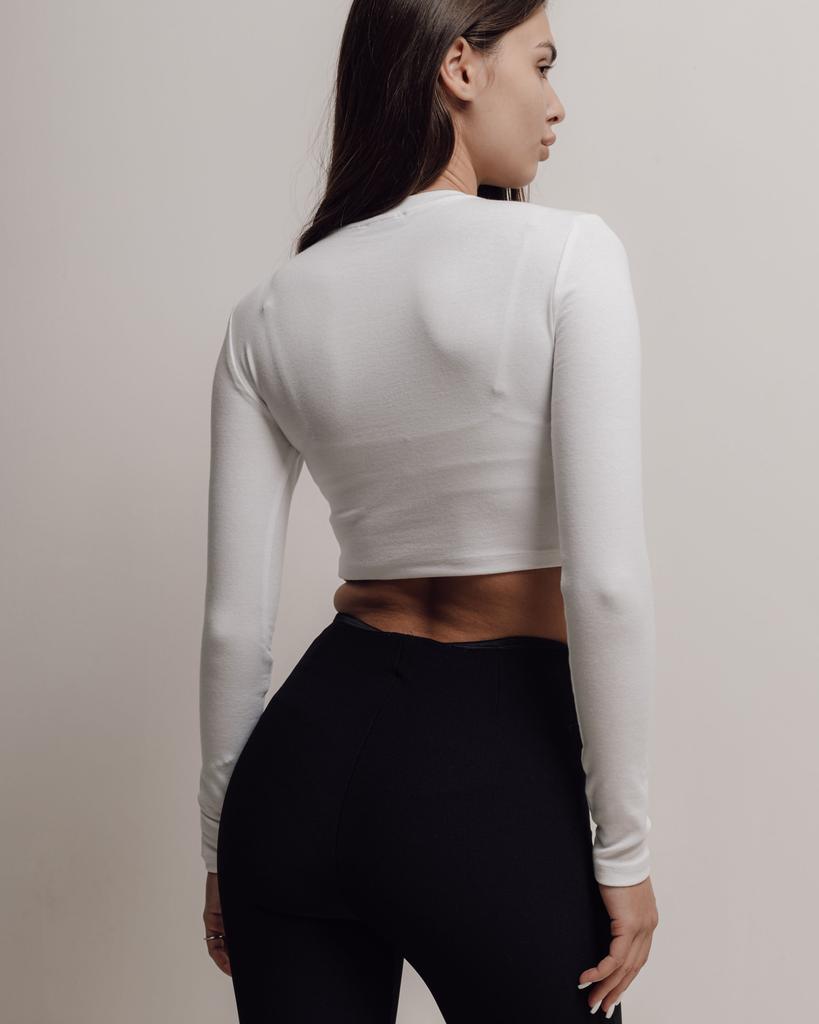 Longsleeve Women's Dilvin 31236 S White