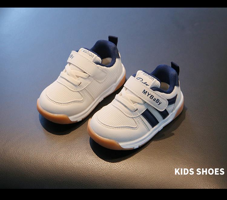 Spring & Autumn Breathable Baby Mesh Sneakers - Non-Slip Soft Sole Shoes for Boys & Girls