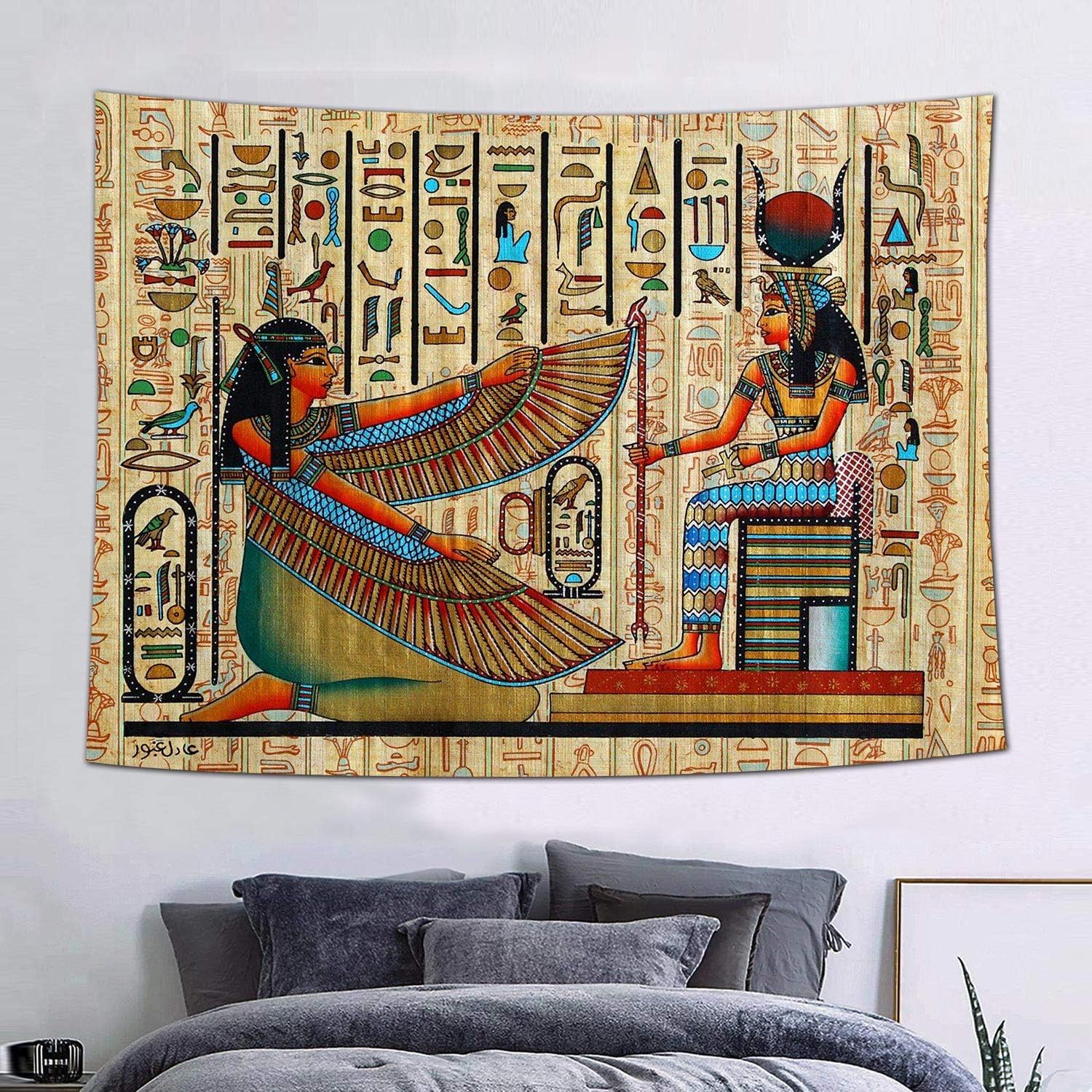 Tapestry mythology of ancient Egypt Egyptian gods 75x100
