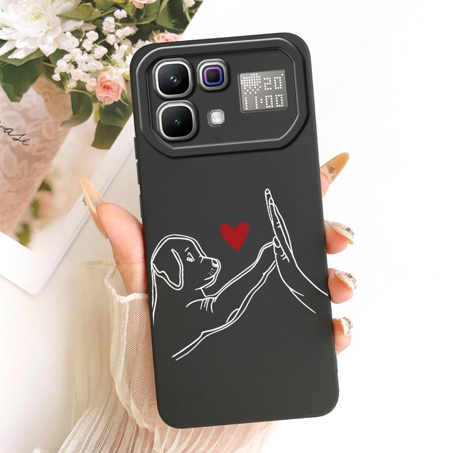 For Infinix Note 60 Pro Case X6878 Cute Dog Rabbit Cover Shockproof Soft Silicone Case For Infinix Note 60 Pro Note60 X6879 Bags