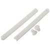 Glissières de tiroir à rail coulissant Glissières d'armoire Glissières pour comptoirs en plastique Quincaillerie de maison Fermeture silencieuse Accessoires de glissière