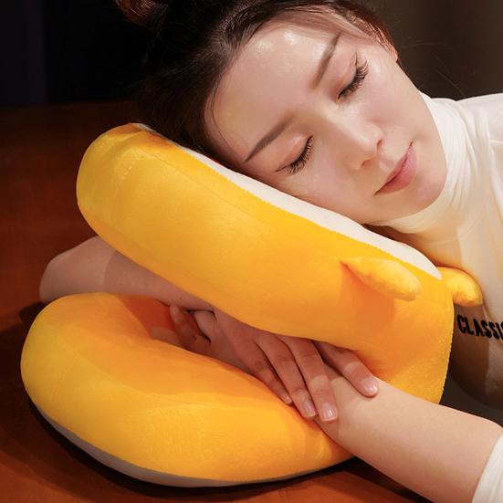 Nap Pillow Fashion Soft Detachable Nap Pillow Cute Duck Shape Lunch Break Neck Support Cushion Lunch Break Pillow Daily Use