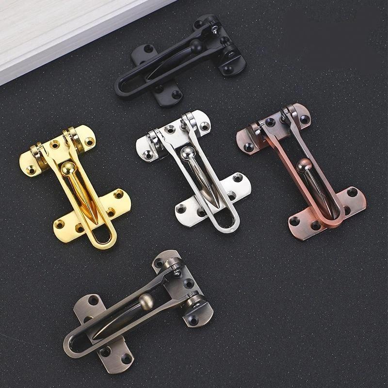 1Pcs Anti-Theft Buckle Door Buckle Door Bolt Door Lock Buckle Hasp Door Anti-Lock Buckle Household Thickening Mute Anti-Rust