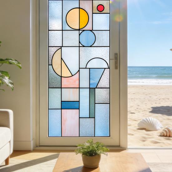 Static Glass Sticker Glue-Free Installation Electrostatic Window Film No Residue Waterproof Sunproof Privacy Film Day & Night Privacy Protection &