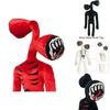 15.7 Inch Siren Head Plush Toy Soft Black And White Horror Stuffed Doll For Kids