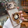 Magnetic Diamond Stand Case For iPhone 17 Air 16E 15 14 Plus 13 11 12 16 17 Pro Max Magsafe Bling Bling Glitter Protector Cover