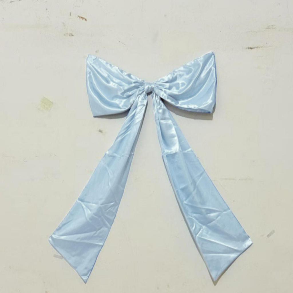 Oversized Bow Ribbon for Backdrop Birthday Party Room Wall Decor Giant Ribbon Tie Hanging Gift Coquette Wall Decor Bowknot