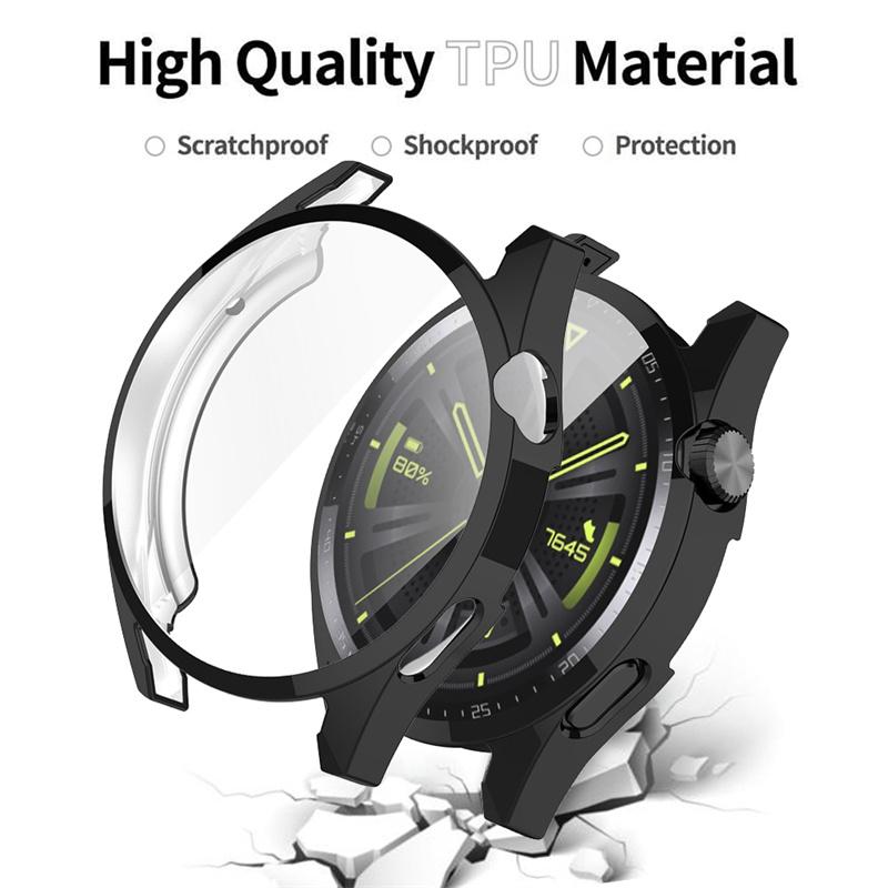 TPU Screen Protector Case For Huawei Watch GT3 46mm Soft Case Full Protective Cover for Watch GT 3 42mm Smartwatch Accessories 7