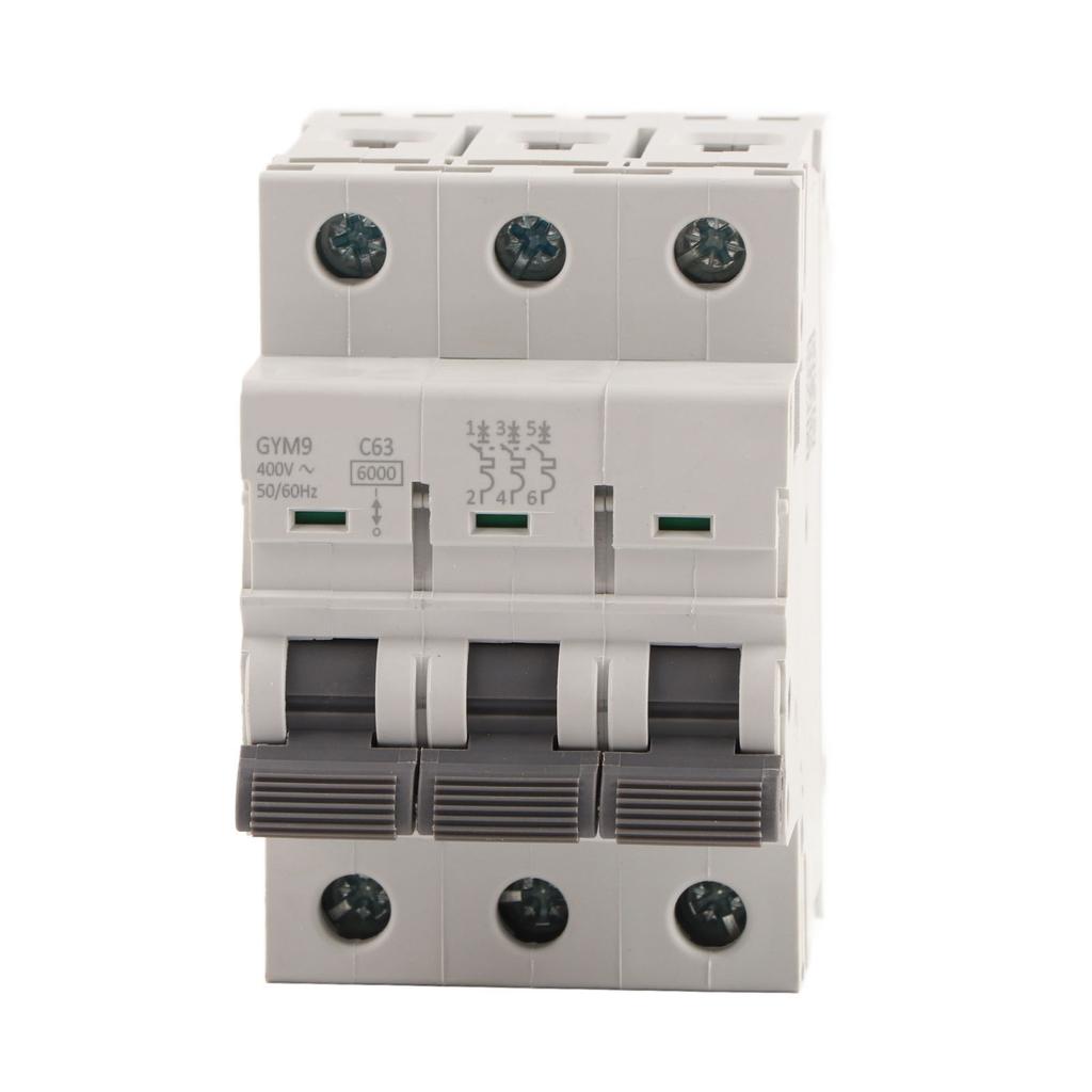 GYM9?C65 Schutzschalter 3P 230400VAC 5060Hz IP20 Elektrischer Ableitstromschutz Stromkreis