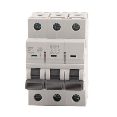 GYM9?C65 Schutzschalter 3P 230400VAC 5060Hz IP20 Elektrischer Ableitstromschutz Stromkreis