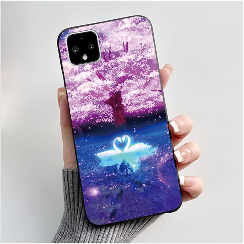 Cute Case For Google Pixel 4/Pixel 4XL Fundas Shell For Pixel 4A 5G 4G/Pixel 5 XL Protective Cover Soft Silicone Cartoon Casing