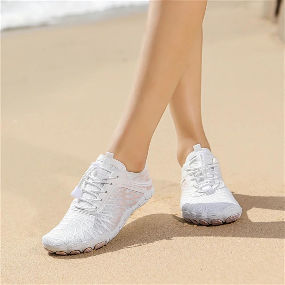 Aqua Shoes Women Water Shoes  Men Barefoot Anti-Slip Quick-Drying Outdoor Beach Wading Swimming Sneakers Unisex