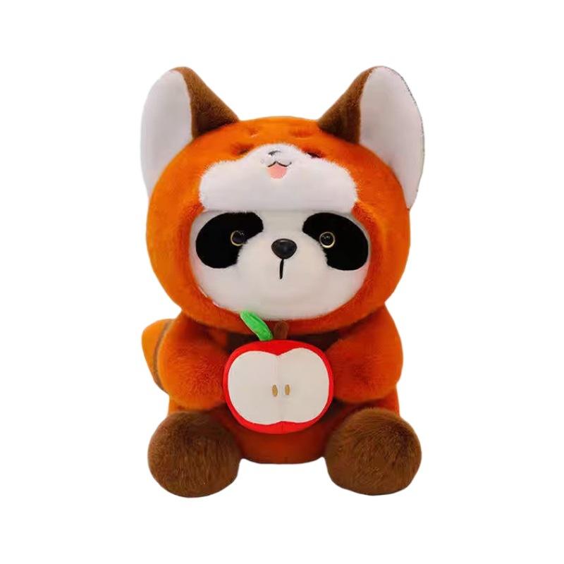 Creative Raccoon Transformed Into Giant Panda Plush Toy Doll Cute Children's Doll Sleeping with Rag Doll Pillow