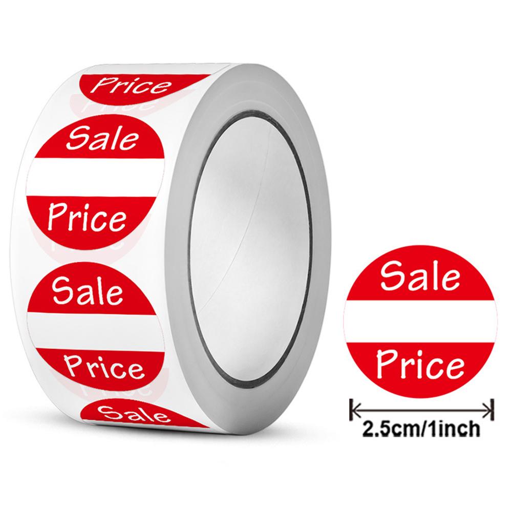 100-500Pcs High-Quality Red High-Quality Price High-Quality Labels High-Quality Stickers High-Quality Round High-Quality Adhesive High-Quality Paper
