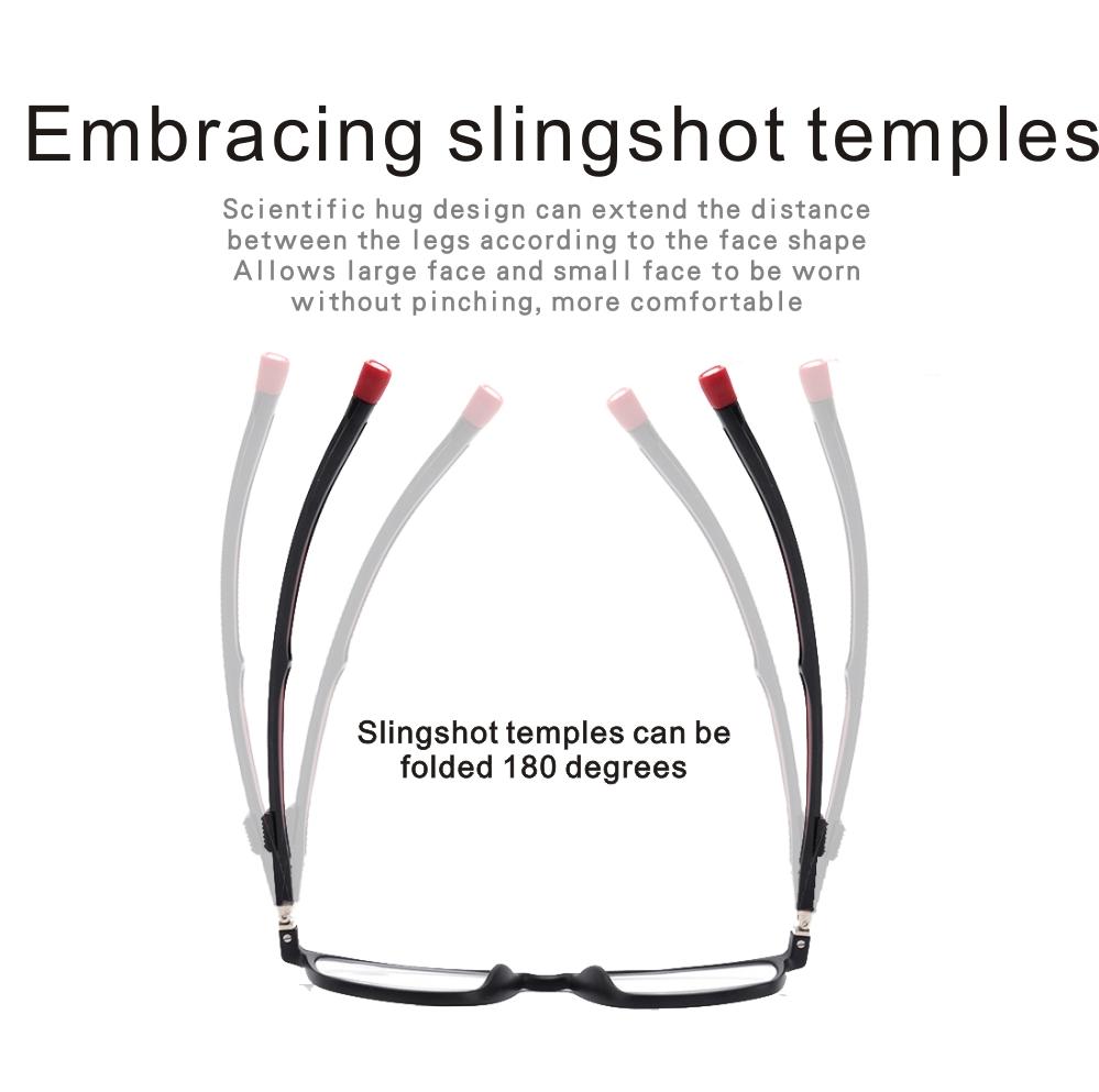 Tr90 Readers Reading Eyewear Male Magnet Portable Diopter Hanging Neck 1.0 1.5 2.0 2.5 3.0 3.5 Premium Quality Daily Wear