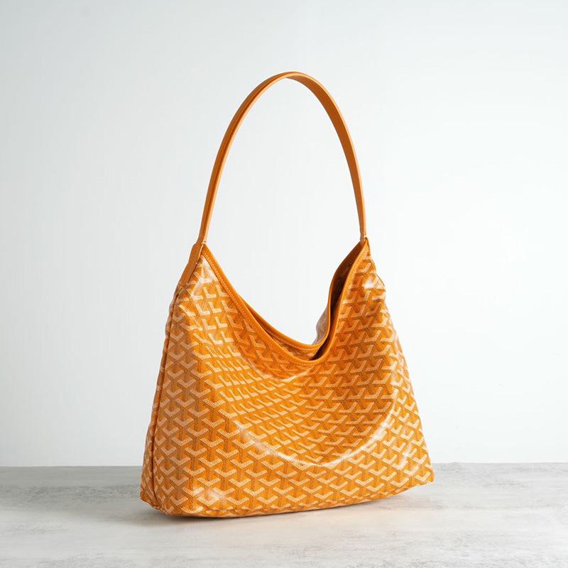 2025 new first-layer cowhide wax thread Goya hobo shoulder underarm bag mother and child bag genuine leather large-capacity tote bag