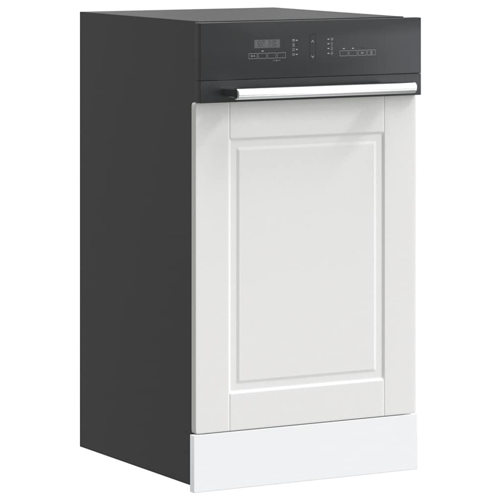 Dishwasher Panel Porto White 45 x 1.5 x 57 cm Wood Based Material