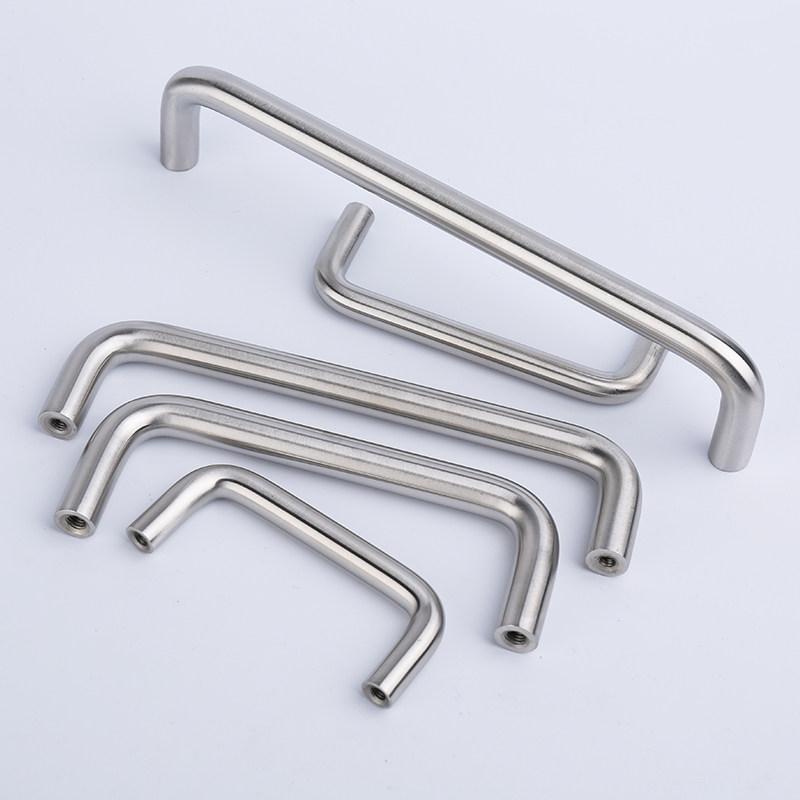 Acero Inoxidable 304 Mango Sólido M4-M8 Rosca Industrial Asa de Caja en Forma de U Tirador para Puerta de Armario Armario Tiradores de Puerta de Armario en Forma de U