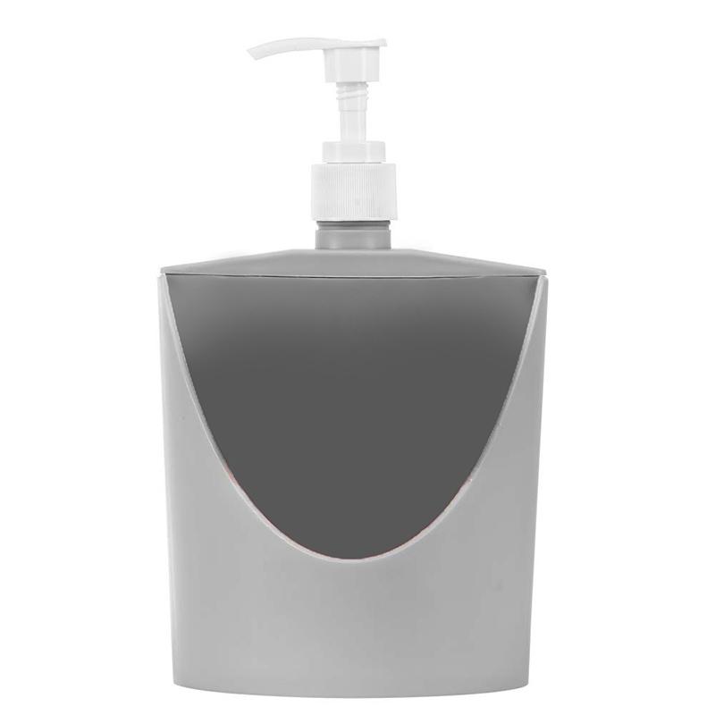 

Переносные дозаторы мыла для ванной комнаты, многоразовый держатель для лосьона, шампуня, геля для душа, переносной дорожный дозатор, пустая бутылка для ванны серый