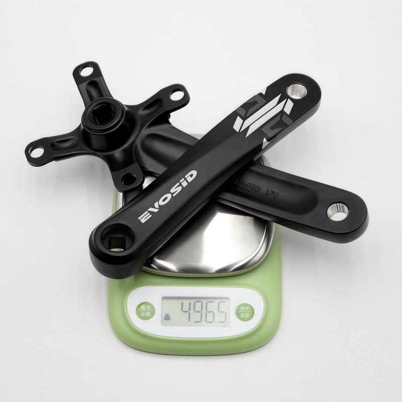 EVOSID Bicycle Crankset 104BCD Mountain Bike Square Hole Crank Aluminum Alloy 170mm MTB Bike Crank 8-12S Chainring 32/34/36/38T