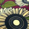 Dyeing Anbo Tenugui Authentic Dyed Cotton Tokuoka Made in Japan 35cm x 100cm "Sonnenblume Wine" 100%