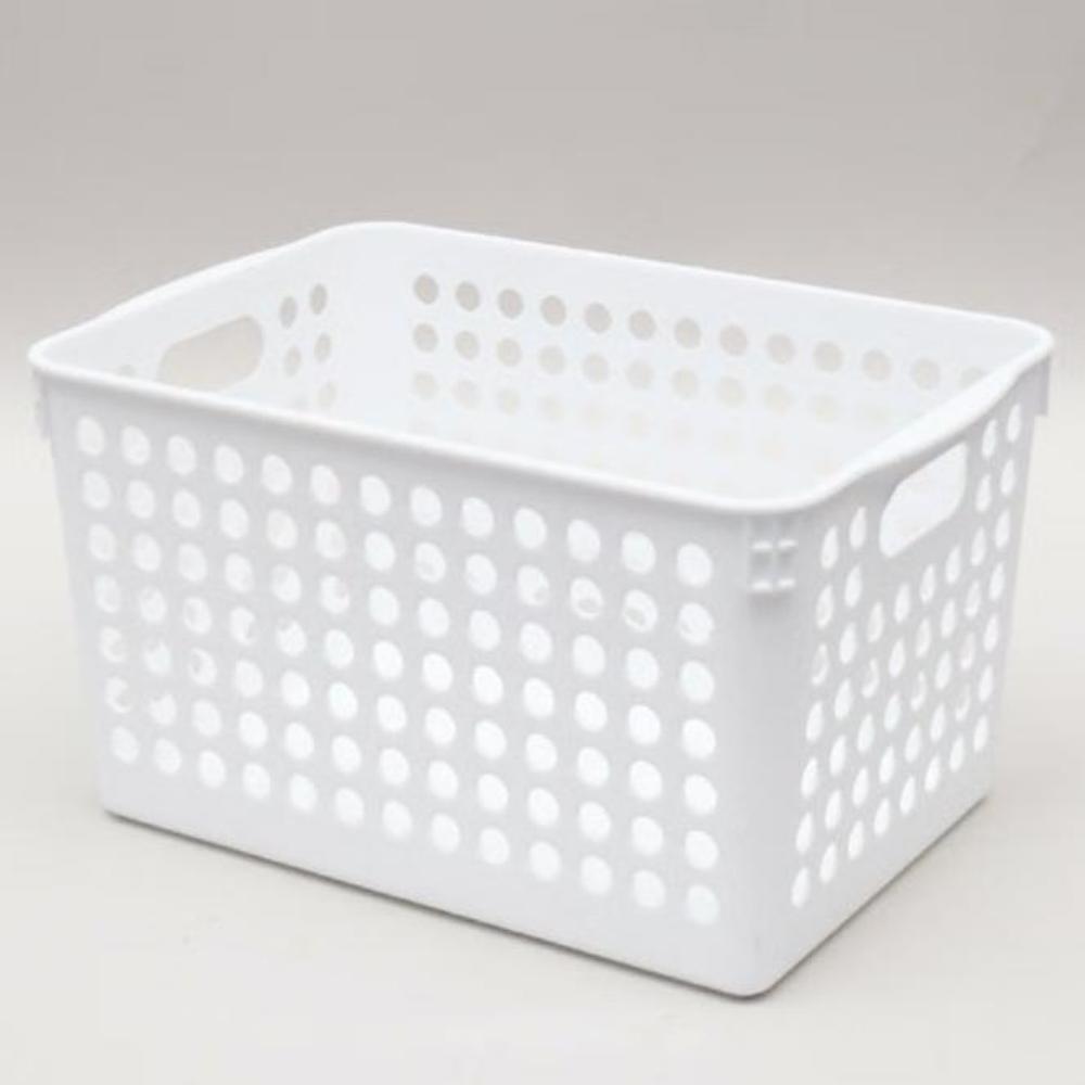 Leben(Speisekammer) Netzkorb Nr. 5 Weiß (17.5 * 26 * 14 cm)