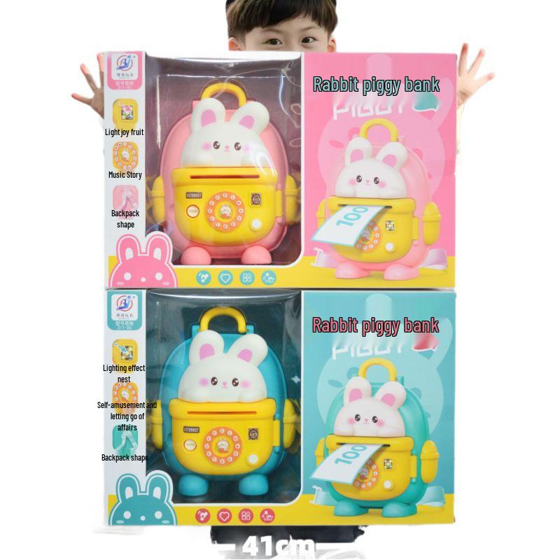 Cute Bear Money Box for Kids - Role-Playing Toy for Boys, Girls, Kindergartens, and Educational Gifts