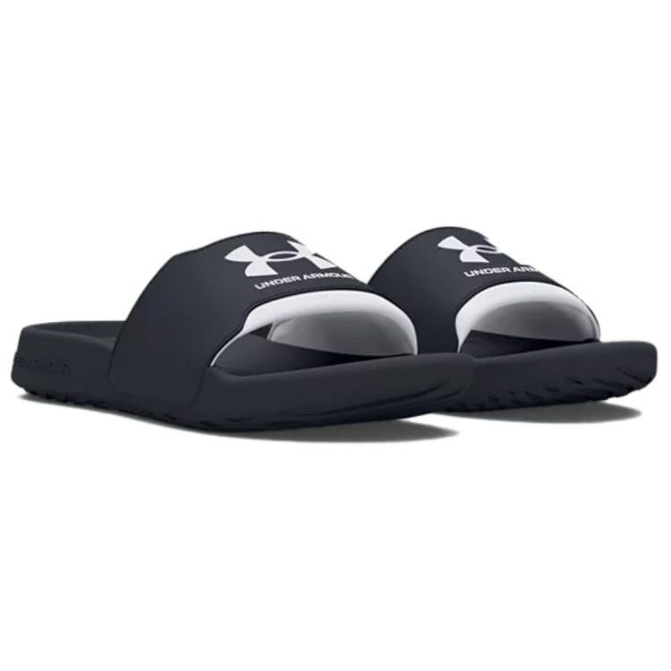 Under Armour Ignite Select Slide Negro Blanco Zapatillas para Hombre 3027219-001