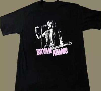 Vtg Bryan Adams Tour Gift For Fan Short Sleeve Black All Size Shirt FA687 Unisex T-Shirt