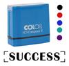 Printtoo Success Self Inking Rubber Stamp Pre-Inked Office Stamp- Home Office Business Stationery, Black- 42 x 9