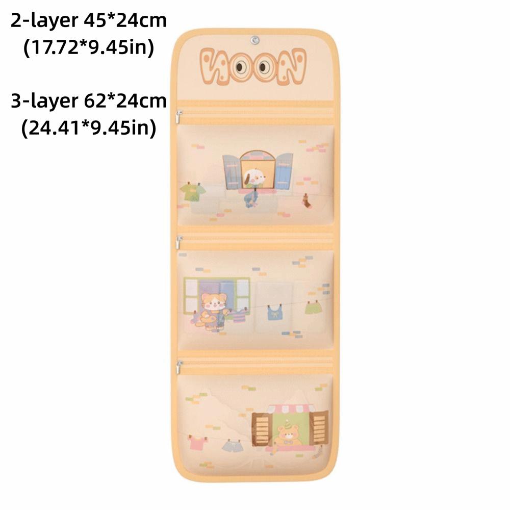 Multi-layer Storage Mesh Bag Save Space Large Capacity Bra Socks Storage Bags Multi-function Foldable Sundries Organizing Pouch