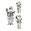 Santa Claus Figurine Xmas Office Indoor Outdoor Table Tabletop Xmas Decor Santa Doll Standing Santa Claus Figurine Ornaments