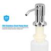 300ml Sink Soap Dispenser Lotion Pump Dispenser 304 Stainless Steel Lotion Dispenser For Kitchen Chromeplate
