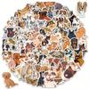 100pcs/50pcs Cute Dog Stickers Adorable Puppy Decals for Laptops Water Bottles and DIY Crafts Perfect for Pet Lover and Children