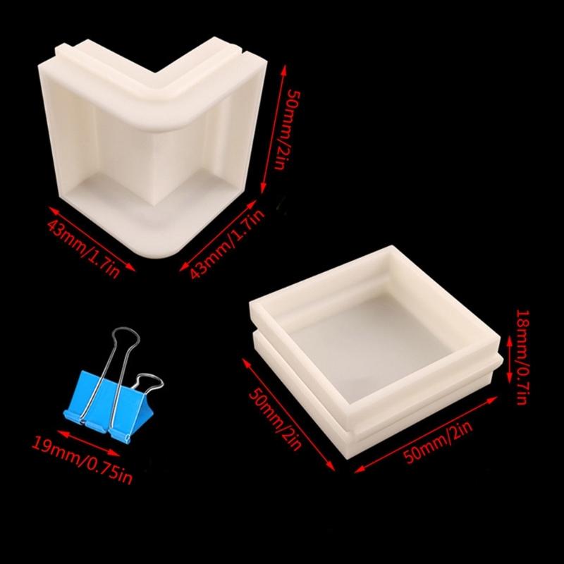 Adjustable Mold Housing Silicone Mold Making Kit for Make Own Silicone Molds Silicone Mold Maker for DIY Molds Making