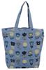 Friendshill Wildbromma Zippered A4 Tote Bag, Blue, YW-220-305